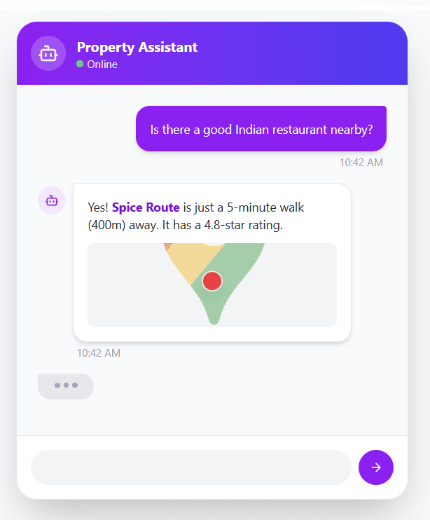 The Lead AI Chatbot acting as your digital twin to capture leads and recommend listings.